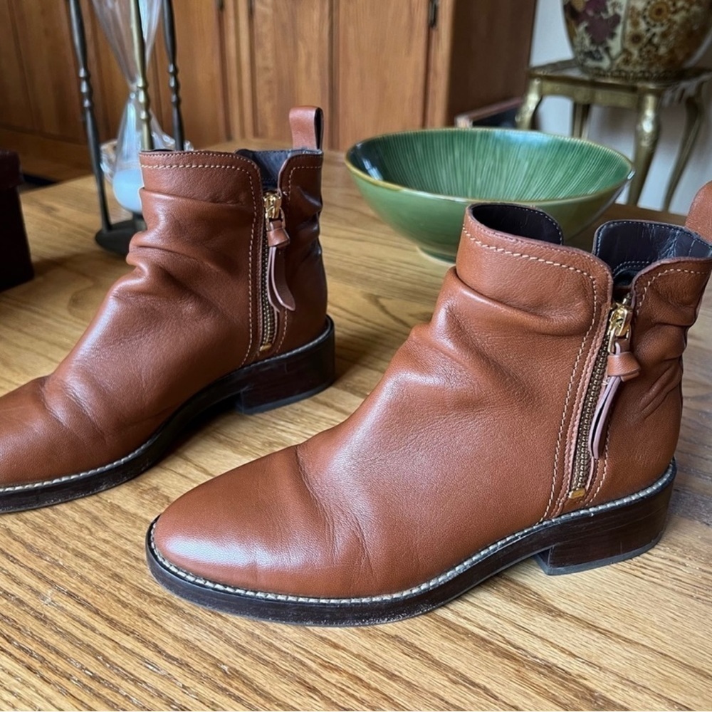 Cole Haan Boots Women's 5.5 Harrington Grand Slouch Bootie Ankle Boot Leather
